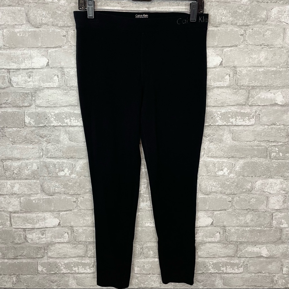 Calvin Klein Performance Black Button Leggings